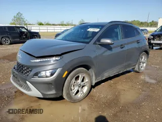 2023 Hyundai Kona SEL with VIN KM8K62AB5PU982920, listed as a Copart auction lot 50198635 with 14,550 mi miles and Salvage Title. Bid and sale history available at DreamBid. Image 1.