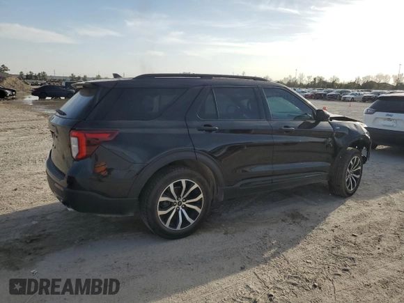 2022 Ford Explorer ST-Line with VIN 1FMSK7KH8NGA86473, listed as a Copart auction lot 48216885 with 61,412 mi miles and Salvage Title. Bid and sale history available at carsss.com. Image 3.
