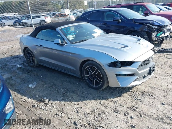 2022 Ford Mustang EcoBoost with VIN 1FATP8UH7N5105674, listed as a IAAI auction lot 41487698 with 64,043 mi miles. Bid and sale history available at carsss.com. Image 1.