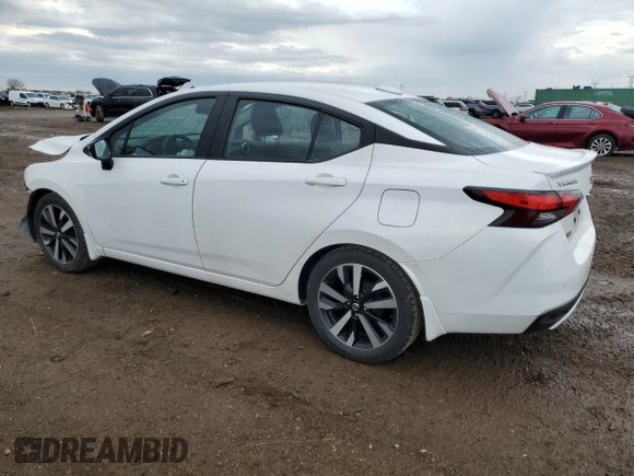 2021 Nissan Versa SR with VIN 3N1CN8FV2ML923513, listed as a Copart auction lot 54271005 with 201,657 mi miles and Salvage title. Bid and sale history available at DreamBid. Image 2.