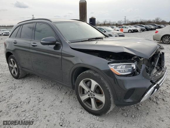 2020 Mercedes-Benz GLC with VIN WDC0G8DB4LF702372, listed as a Copart auction lot 47998425 with 38,247 mi miles and Salvage Title. Bid and sale history available at carsss.com. Image 4.