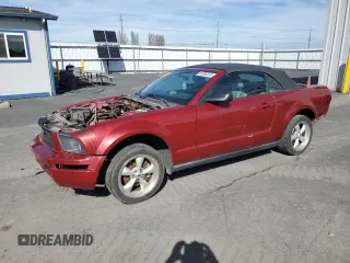 2005 Ford Mustang Deluxe with VIN 1ZVFT84N455231948, listed as a Copart auction lot 50782335 with 182,520 mi miles and Clean Title. Bid and sale history available at carsss.com. Image 1.