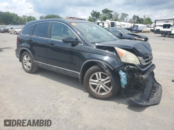 2010 Honda CR-V EX-L with VIN 5J6RE4H77AL012996, listed as a Copart auction lot 64995445 with 235,084 mi miles and Salvage title. Bid and sale history available at DreamBid. Image 4.