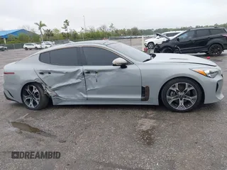 2021 Kia Stinger GT-Line with VIN KNAE15LA6M6091313, listed as a IAAI auction lot 41409011 with 34,356 mi miles. Bid and sale history available at carsss.com. Image 14.