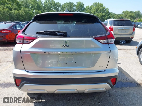 2024 Mitsubishi Eclipse Cross SE with VIN JA4ATWAA9RZ043647, listed as a IAAI auction lot 42795659 with 19,591 mi miles and . Bid and sale history available at DreamBid. Image 16.