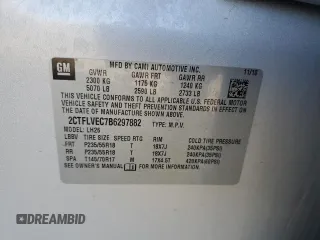 2011 GMC Terrain SLT-1 with VIN 2CTFLVEC7B6297882, listed as a Copart auction lot 51678565 with 85,084 mi miles and Salvage title. Bid and sale history available at DreamBid. Image 15.