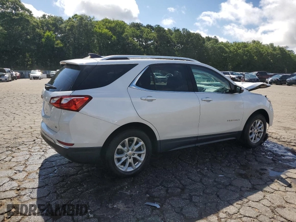 2018 Chevrolet Equinox LT with VIN 2GNAXJEVXJ6348575, listed as a Copart auction lot 61253785 with 147,855 mi miles and Salvage title. Bid and sale history available at DreamBid. Image 3.