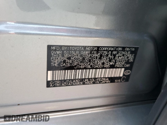 2016 Lexus GS F F z VIN JTHBP1BL1GA001985, wystawiony jako Copart lot #66728014 z przebiegiem 68 200 mil mil oraz Szkody całkowita. Historia ofert i sprzedaży dostępna na DreamBid. Obrazek 13.