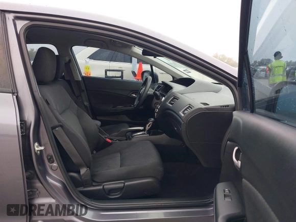 2015 Honda Civic LX with VIN 19XFB2F55FE097408, listed as a IAAI auction lot 41962401 with 124,257 mi miles. Bid and sale history available at carsss.com. Image 5.