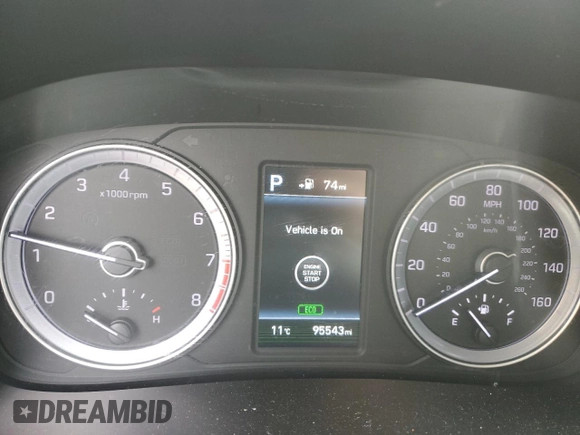 2018 Hyundai Sonata SEL with VIN 5NPE34AF9JH712292, listed as a Copart auction lot 51459515 with 95,543 mi miles and Salvage Title. Bid and sale history available at DreamBid. Image 9.