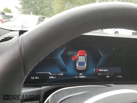 2023 BMW i4 M50 z VIN WBY33AW02PFP88948, wystawiony jako Copart lot #67563423 z przebiegiem 2 090 mil mil oraz . Historia ofert i sprzedaży dostępna na DreamBid. Obrazek 9.