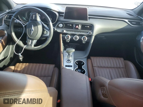 2021 Genesis G70 2.0T with VIN KMTG34LA8MU066796, listed as a Copart auction lot 82797274 with Not provided miles and Non repairable. Bid and sale history available at DreamBid. Image 8.