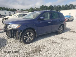 2018 Nissan Pathfinder SL with VIN 5N1DR2MN2JC649237, listed as a Copart auction lot 63922045 with 71,183 mi miles and Salvage title. Bid and sale history available at DreamBid. Image 1.