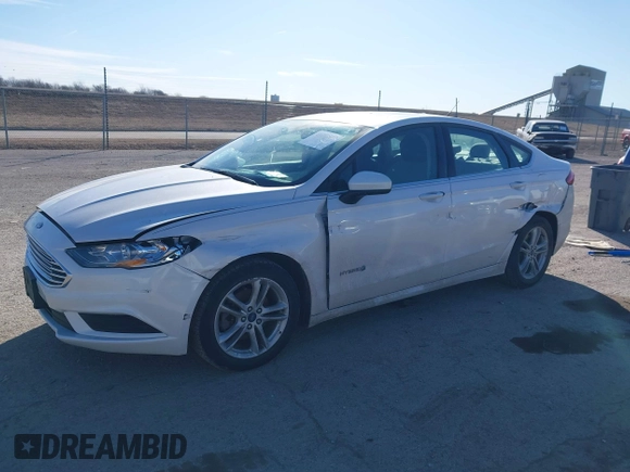 2018 Ford Fusion Hybrid SE with VIN 3FA6P0LU4JR152682, listed as a IAAI auction lot 41691305 with 142,059 mi miles. Bid and sale history available at carsss.com. Image 17.