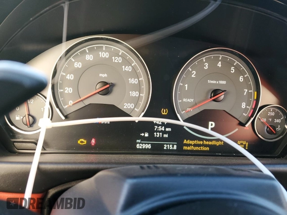 2016 BMW M4 with VIN WBS3U9C56GP968823, listed as a Copart auction lot 42912505 with 62,996 mi miles and Salvage Title. Bid and sale history available at carsss.com. Image 9.