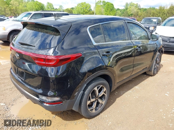 2020 Kia Sportage LX with VIN KNDPM3AC7L7755719, listed as a IAAI auction lot 42026994 with 49,537 mi miles and . Bid and sale history available at DreamBid. Image 4.