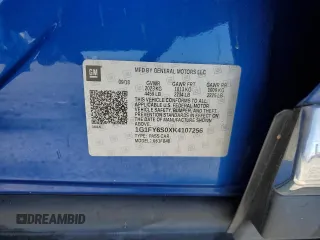 2019 Chevrolet Bolt EV LT z VIN 1G1FY6S0XK4107256, wystawiony jako Copart lot #60689685 z przebiegiem 47 189 mil mil oraz Szkoda całkowita • Salvage title. Historia ofert i sprzedaży dostępna na DreamBid. Obrazek 12.