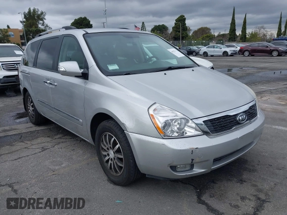 2012 Kia Sedona EX with VIN KNDMH4C72C6494230, listed as a IAAI auction lot 41522317 with 120,292 mi miles. Bid and sale history available at carsss.com. Image 1.