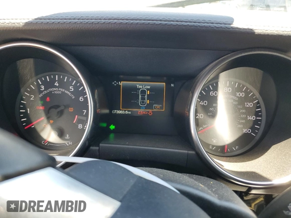 2019 Ford Mustang GT z VIN 1FA6P8CF4K5184455, wystawiony jako Copart lot #57829395 z przebiegiem 73 983 mil mil oraz Szkody całkowita. Historia ofert i sprzedaży dostępna na DreamBid. Obrazek 9.