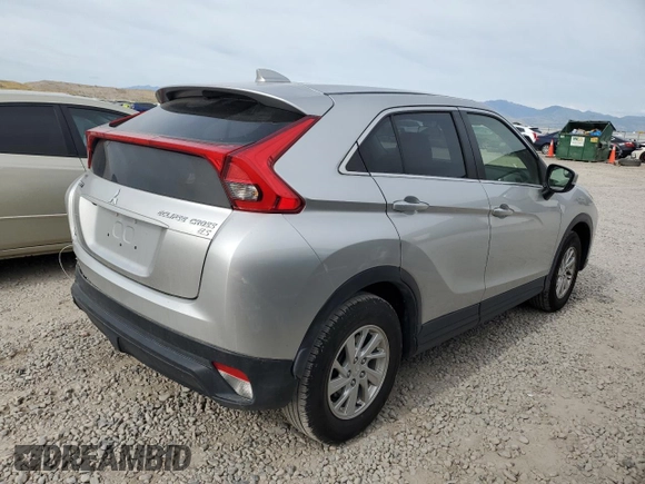 2019 Mitsubishi Eclipse Cross ES z VIN JA4AS3AA0KZ040966, wystawiony jako Copart lot #58783135 z przebiegiem 62 974 mil mil oraz Szkoda całkowita • Salvage title. Historia ofert i sprzedaży dostępna na DreamBid. Obrazek 3.