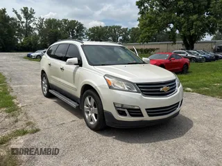 2013 Chevrolet Traverse LTZ z VIN 1GNKRLKD2DJ206881, wystawiony jako Copart lot #61198685 z przebiegiem 100 mil mil oraz Czysty tytuł • Clean title. Historia ofert i sprzedaży dostępna na DreamBid. Obrazek 1.