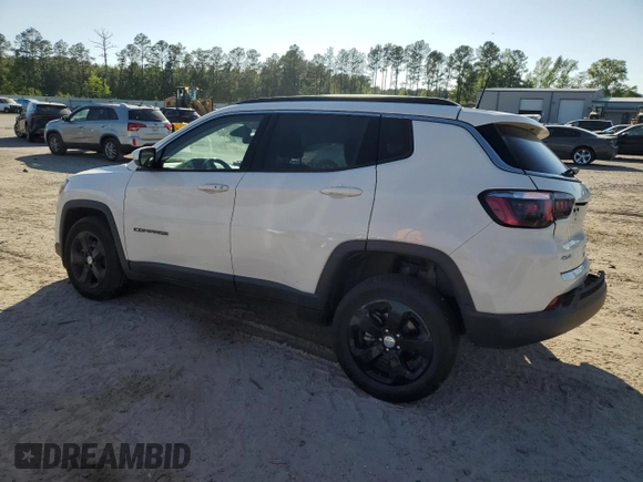 2020 Jeep Compass Latitude with VIN 3C4NJDBB0LT101376, listed as a Copart auction lot 52676275 with 35,965 mi miles and Salvage title. Bid and sale history available at DreamBid. Image 2.