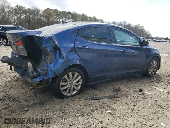 2016 Hyundai Elantra SE with VIN 5NPDH4AE7GH702342, listed as a Copart auction lot 48133575 with 129,978 mi miles and Salvage Title. Bid and sale history available at DreamBid. Image 3.