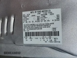 2009 Ford Ranger XLT with VIN 1FTZR45E89PA46348, listed as a Copart auction lot 54423735 with 96,057 mi miles and Salvage title. Bid and sale history available at DreamBid. Image 12.
