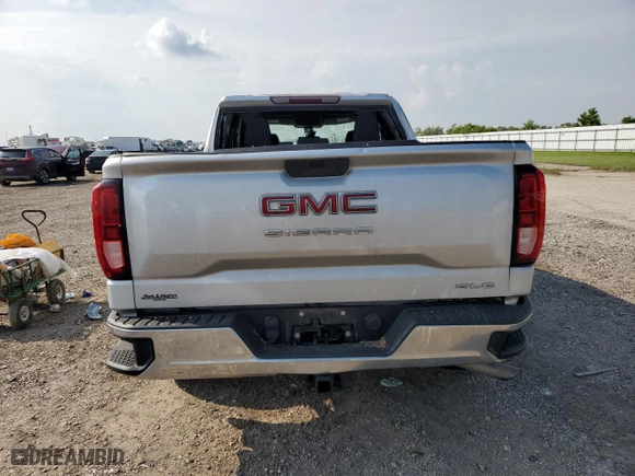 2020 GMC Sierra 1500 SLE with VIN 1GTR8BEK5LZ293352, listed as a Copart auction lot 62691744 with 105,335 mi miles and Non Repairable. Bid and sale history available at carsss.com. Image 6.