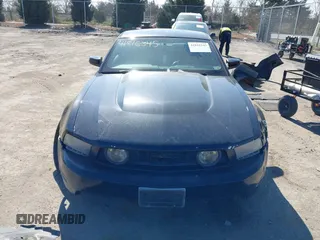 2010 Ford Mustang GT with VIN 1ZVBP8CH1A5152455, listed as a IAAI auction lot 41816345 with 261,275 mi miles and . Bid and sale history available at carsss.com. Image 13.