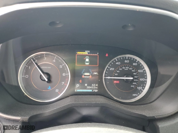 2019 Subaru Crosstrek Limited with VIN JF2GTAMC1K8296135, listed as a Copart auction lot 52568655 with 38,453 mi miles and Salvage Title. Bid and sale history available at carsss.com. Image 9.