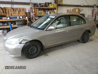 2004 Honda Civic LX with VIN 2HGES16694H910914, listed as a Copart auction lot 64241214 with 150,628 mi miles and Salvage Title. Bid and sale history available at carsss.com. Image 1.