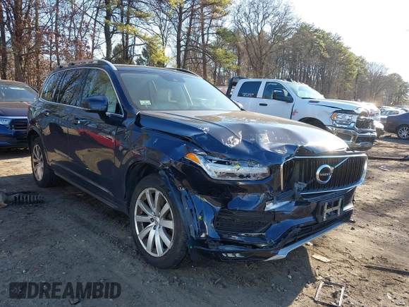 2016 Volvo XC90 T6 Momentum with VIN YV4A22PK3G1021640, listed as a IAAI auction lot 41104482 with 128,315 mi miles and . Bid and sale history available at carsss.com. Image 1.