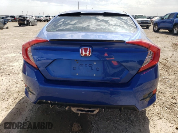 2019 Honda Civic Sedan Sport with VIN 19XFC2F89KE013799, listed as a Copart auction lot 49402445 with 130,617 mi miles and Salvage Title. Bid and sale history available at carsss.com. Image 6.