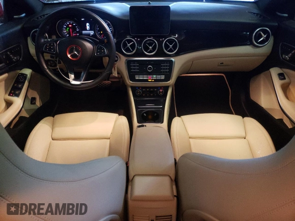 2017 Mercedes-Benz CLA 250 with VIN WDDSJ4GB3HN499241, listed as a Copart auction lot 81893403 with 38,647 mi miles and . Bid and sale history available at DreamBid. Image 8.