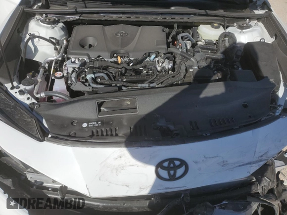 2025 Toyota Camry LE with VIN 4T1DAACK9SU118959, listed as a Copart auction lot 50041825 with 449 mi miles and Salvage Title. Bid and sale history available at carsss.com. Image 12.