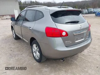 2013 Nissan Rogue SL with VIN JN8AS5MV1DW125484, listed as a IAAI auction lot 41929405 with 130,811 mi miles and . Bid and sale history available at DreamBid. Image 3.