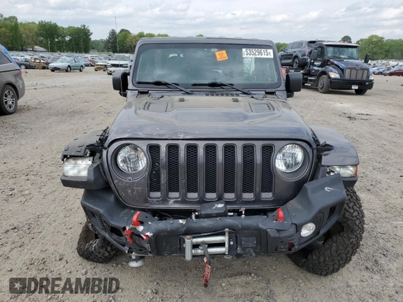 2021 Jeep Wrangler Unlimited Rubicon z VIN 1C4HJXFN5MW611642, wystawiony jako Copart lot #53529615 z przebiegiem 43 398 mil mil oraz Szkoda całkowita • Salvage title. Historia ofert i sprzedaży dostępna na DreamBid. Obrazek 5.
