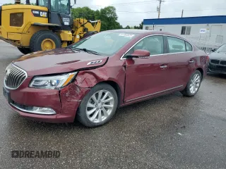 2016 Buick LaCrosse Leather with VIN 1G4GB5G33GF115507, listed as a Copart auction lot 61363525 with 88,601 mi miles and Salvage title. Bid and sale history available at DreamBid. Image 1.