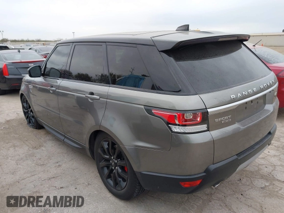 2017 Land Rover Range Rover Sport HSE with VIN SALWR2FK3HA694220, listed as a IAAI auction lot 41354878 with 109,853 mi miles and . Bid and sale history available at DreamBid. Image 3.