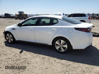 2015 Kia Optima Hybrid EX with VIN KNAGN4AD9F5080125, listed as a Copart auction lot 52400545 with 128,724 mi miles and Salvage Title. Bid and sale history available at carsss.com. Image 2.