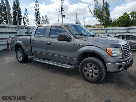 2010 Ford F-150 XL with VIN 1FTFW1EV0AFB95969, listed as a Copart auction lot 53694455 with 253,781 mi miles and Salvage Title. Bid and sale history available at carsss.com. Image 4.