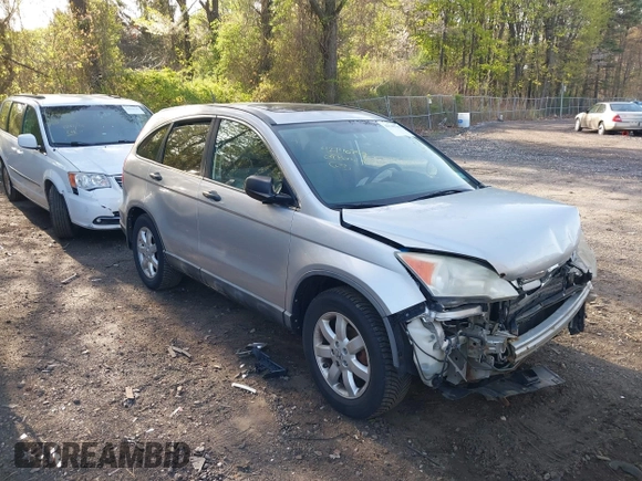 2009 Honda CR-V EX with VIN 5J6RE48509L016219, listed as a IAAI auction lot 42140799 with 155,726 mi miles and . Bid and sale history available at carsss.com. Image 1.