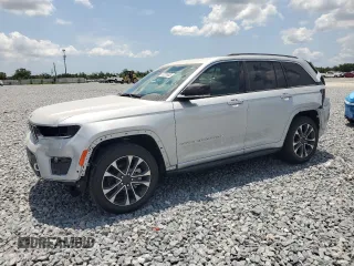 2022 Jeep Grand Cherokee Overland with VIN 1C4RJHDG5N8592904, listed as a Copart auction lot 56325885 with 21,074 mi miles and Salvage title. Bid and sale history available at DreamBid. Image 1.