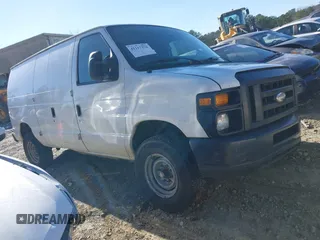 2014 Ford Econoline Cargo Commercial with VIN 1FTSE3ELXEDA59653, listed as a IAAI auction lot 41117376 with 288,008 mi miles. Bid and sale history available at carsss.com. Image 1.