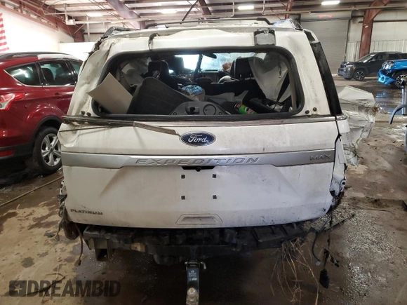 2020 Ford Expedition Max Platinum with VIN 1FMJK1MT1LEA95373, listed as a Copart auction lot 84632894 with 104,720 mi miles and Non repairable. Bid and sale history available at DreamBid. Image 6.