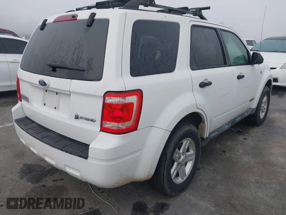 2008 Ford Escape Hybrid with VIN 1FMCU49H58KE45380, listed as a IAAI auction lot 41868022 with 175,610 mi miles and . Bid and sale history available at DreamBid. Image 4.