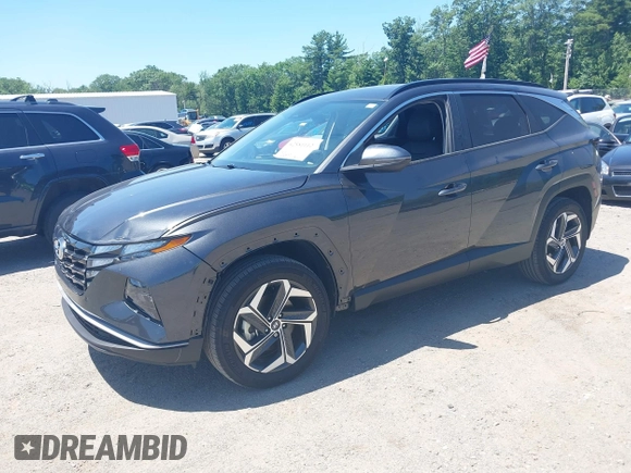 2023 Hyundai Tucson SEL with VIN 5NMJFCAE0PH199415, listed as a IAAI auction lot 42581112 with 29,752 mi miles and . Bid and sale history available at DreamBid. Image 2.