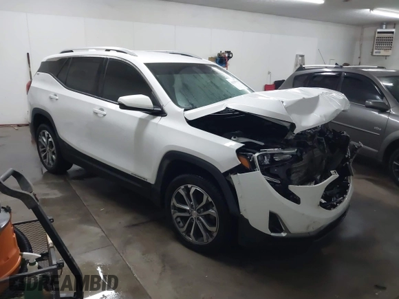 2018 GMC Terrain SLT with VIN 3GKALVEX1JL303327, listed as a IAAI auction lot 41347394 with 106,859 mi miles and . Bid and sale history available at DreamBid. Image 1.