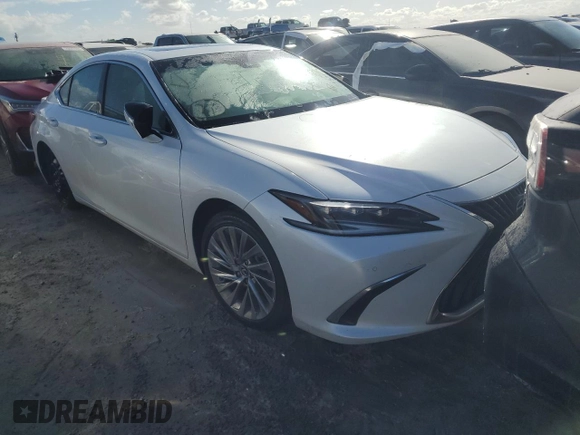 2023 Lexus ES 350 Ultra Luxury with VIN 58AFZ1B17PU148391, listed as a Copart auction lot 74902904 with Not provided miles and Non repairable. Bid and sale history available at DreamBid. Image 4.